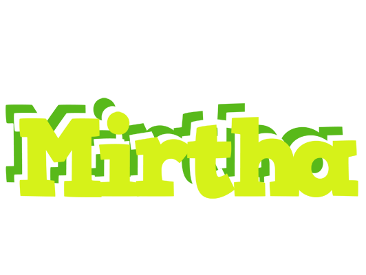 Mirtha citrus logo