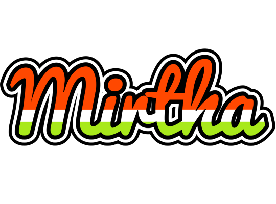 Mirtha exotic logo