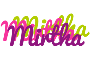Mirtha flowers logo