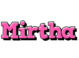 Mirtha girlish logo