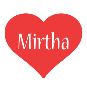 Mirtha love logo