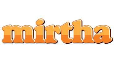 Mirtha orange logo