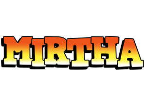 Mirtha sunset logo