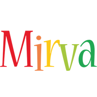 Mirva birthday logo