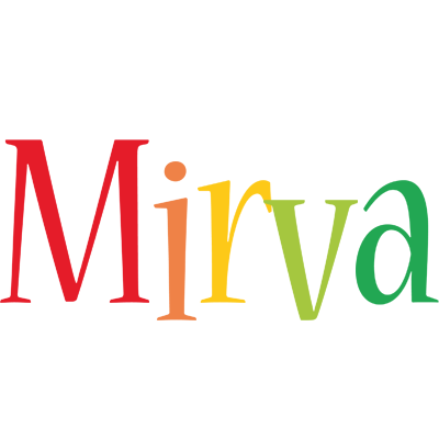 Mirva birthday logo
