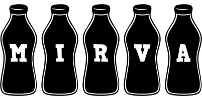 Mirva bottle logo