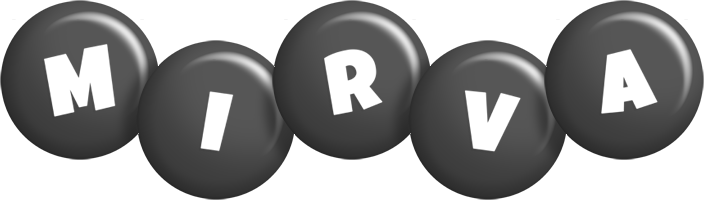 Mirva candy-black logo