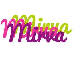 Mirva flowers logo