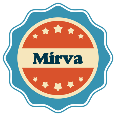 Mirva labels logo