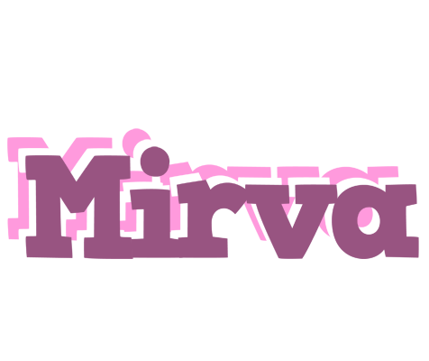 Mirva relaxing logo