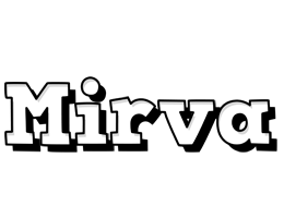 Mirva snowing logo