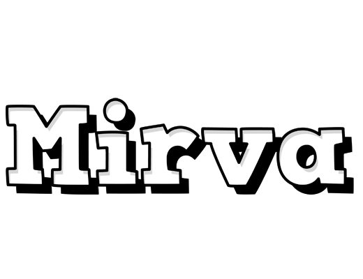 Mirva snowing logo