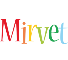 Mirvet birthday logo