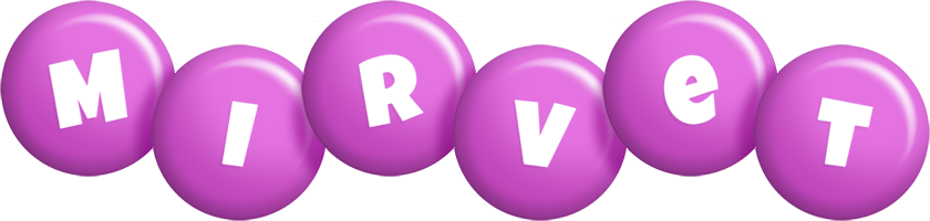 Mirvet candy-purple logo