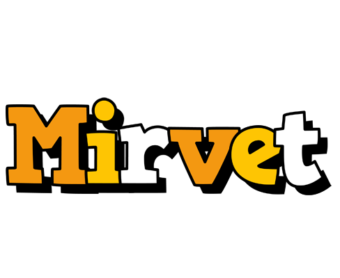 Mirvet cartoon logo