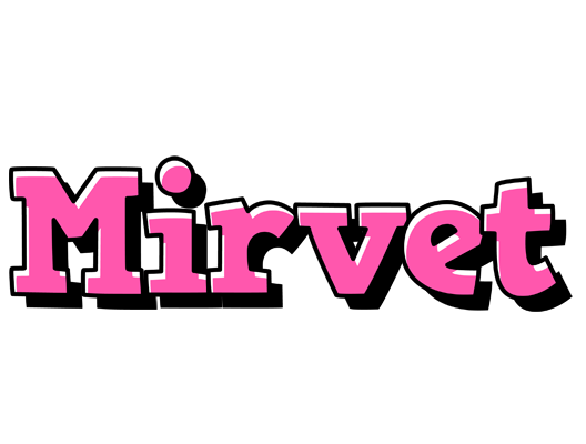 Mirvet girlish logo