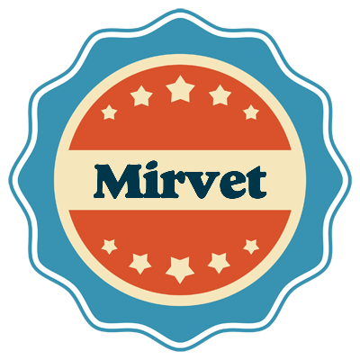 Mirvet labels logo
