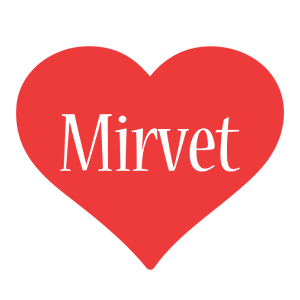 Mirvet love logo