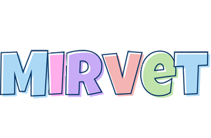 Mirvet pastel logo