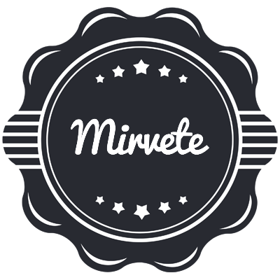 Mirvete badge logo