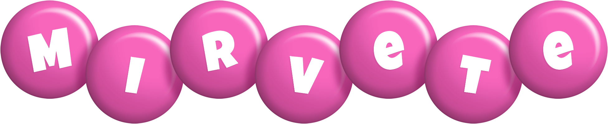 Mirvete candy-pink logo