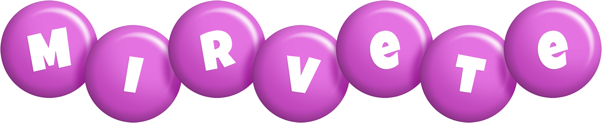 Mirvete candy-purple logo