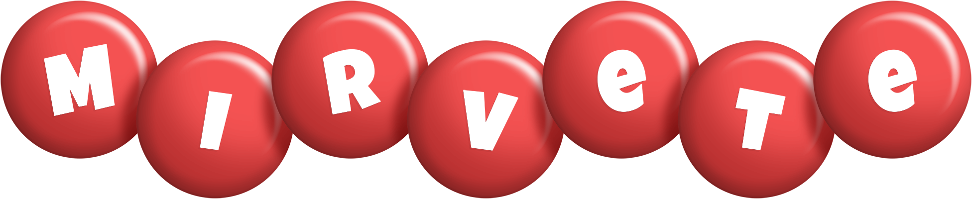 Mirvete candy-red logo