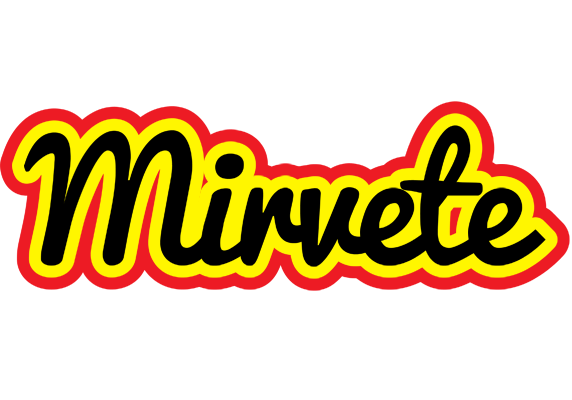 Mirvete flaming logo