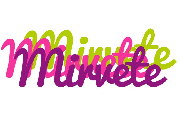 Mirvete flowers logo