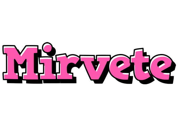 Mirvete girlish logo