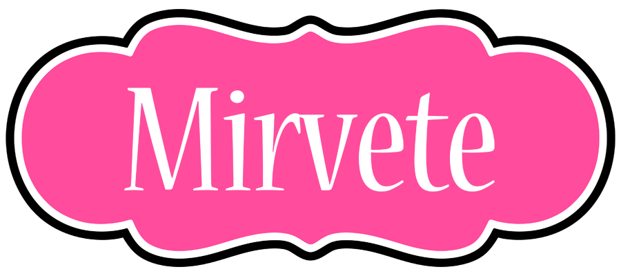 Mirvete invitation logo