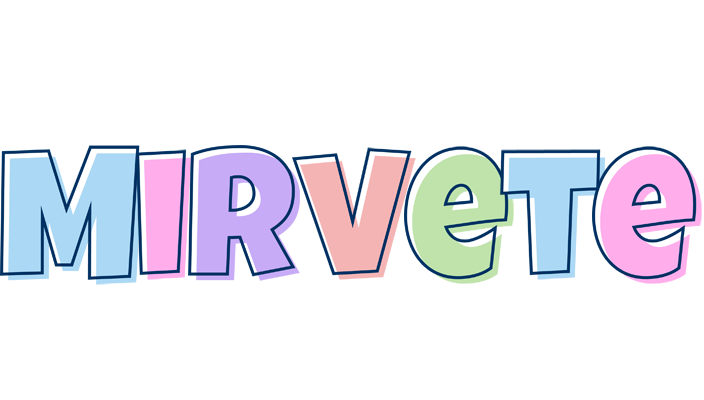 Mirvete pastel logo