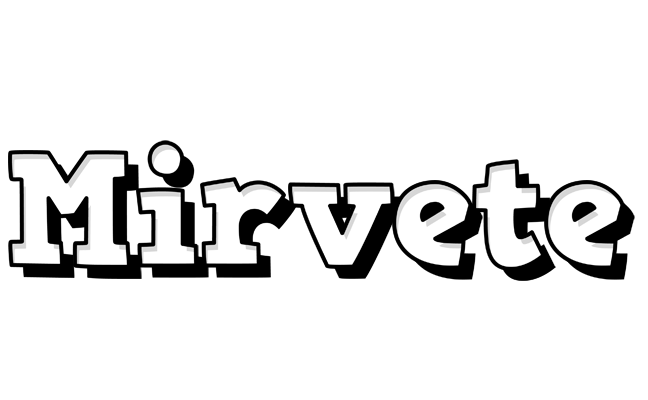 Mirvete snowing logo