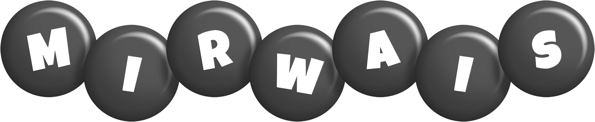 Mirwais candy-black logo