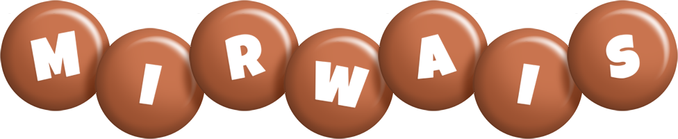 Mirwais candy-brown logo