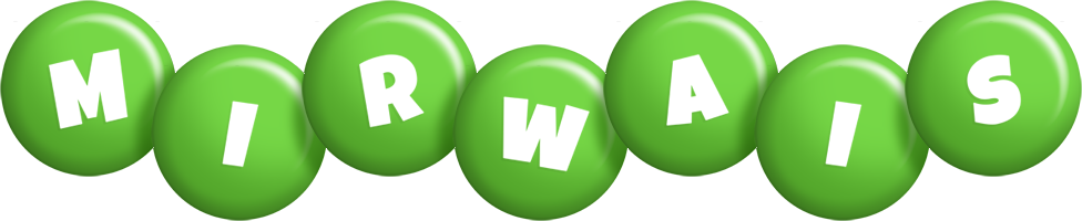 Mirwais candy-green logo