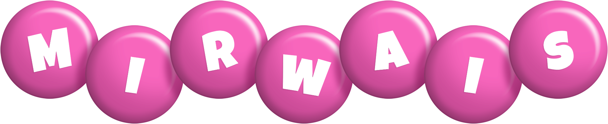 Mirwais candy-pink logo