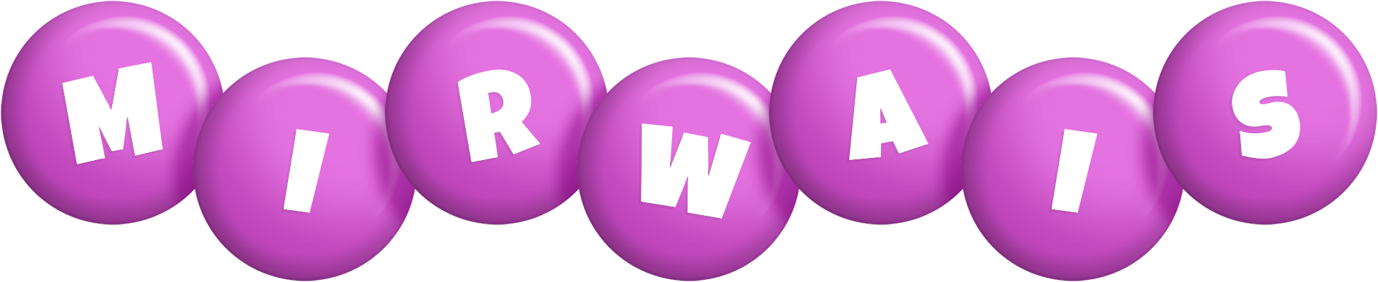 Mirwais candy-purple logo
