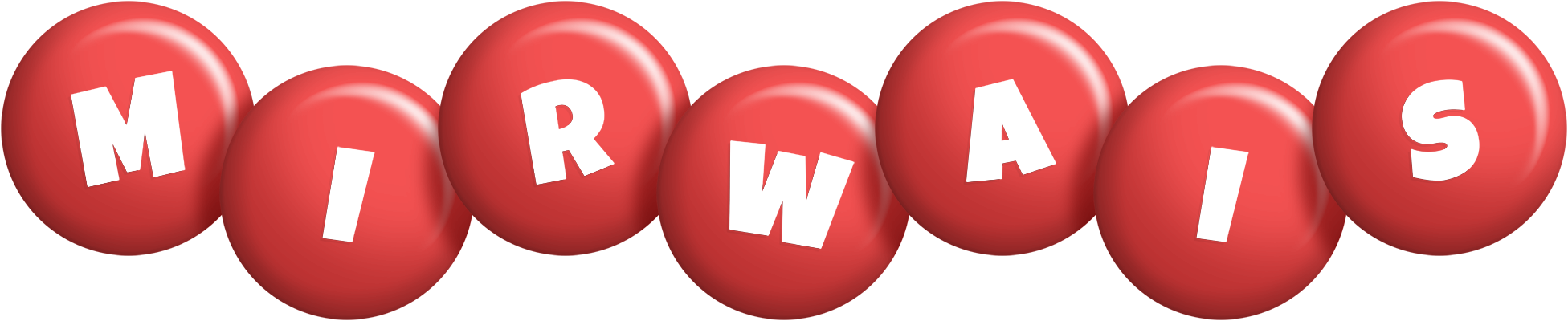 Mirwais candy-red logo