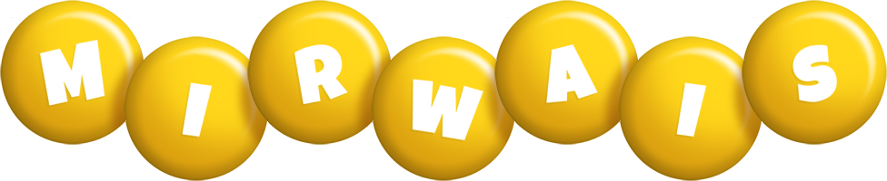 Mirwais candy-yellow logo