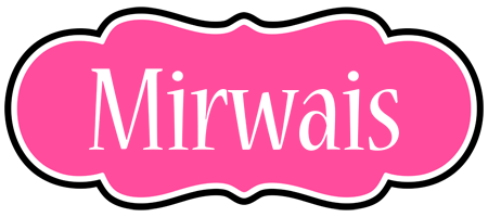 Mirwais invitation logo