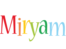 Miryam birthday logo