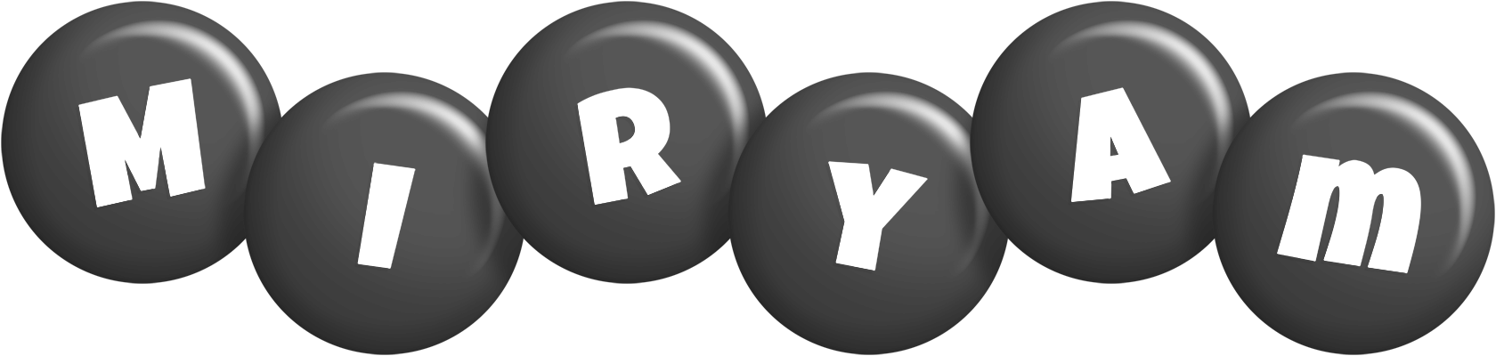 Miryam candy-black logo