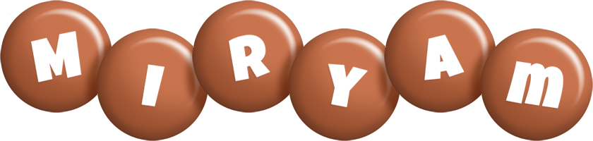 Miryam candy-brown logo