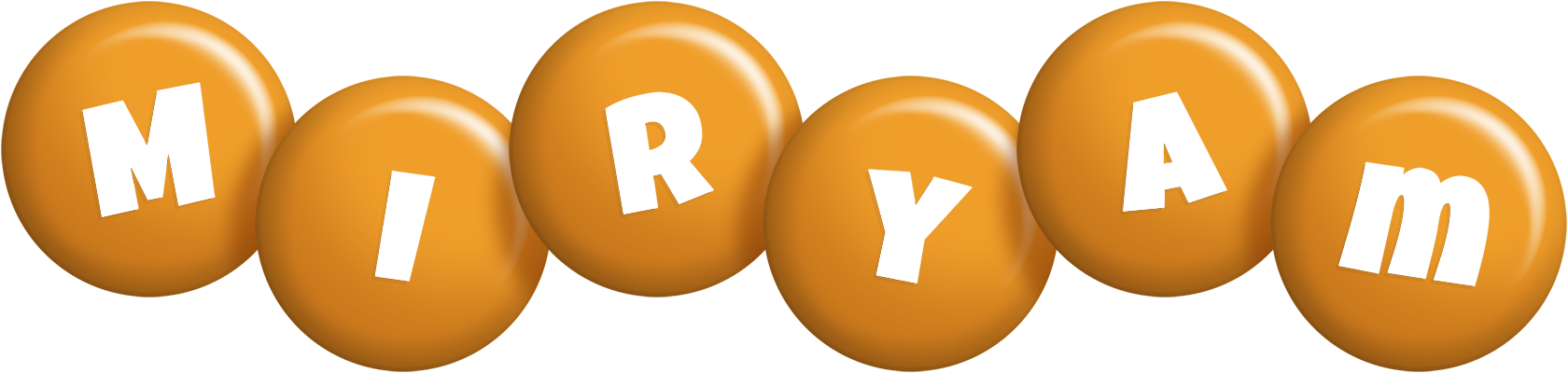 Miryam candy-orange logo