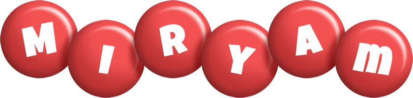 Miryam candy-red logo