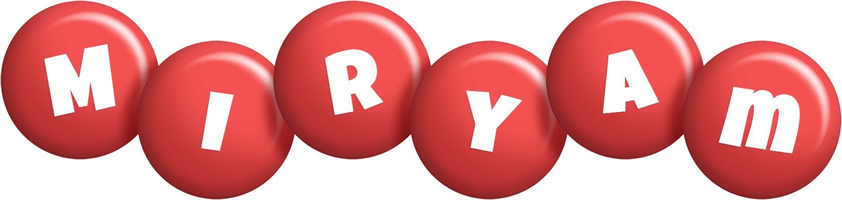 Miryam candy-red logo
