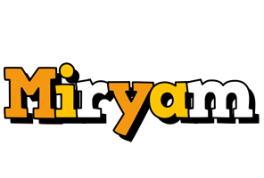 Miryam cartoon logo