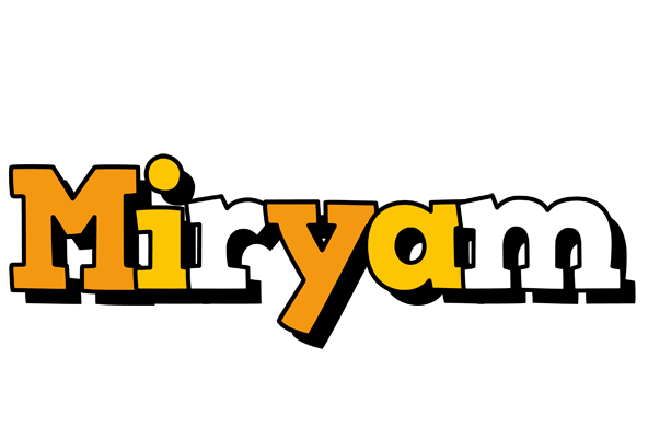 Miryam cartoon logo