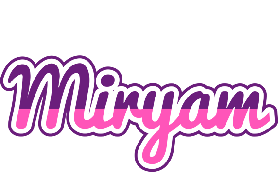 Miryam cheerful logo